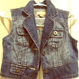 Sleeveless Jean Jacket